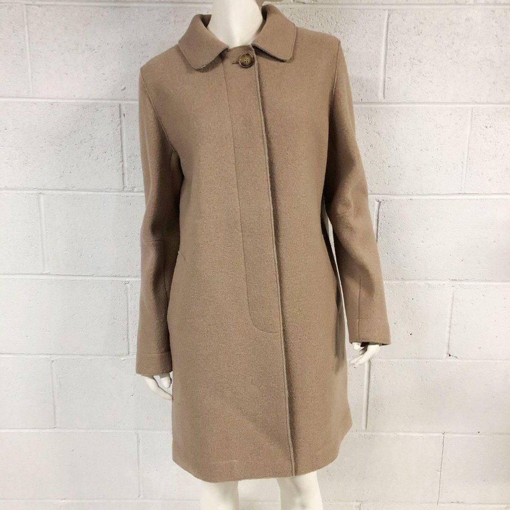 NWT Cinzia Rocca Due Boiled Wool blend Jacket Coat US 10